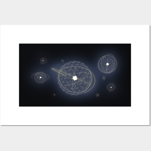 Atoms Wall Art by AxiomDesign